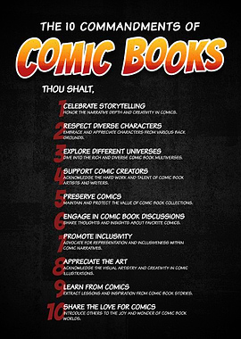 10 Commandments of Comic