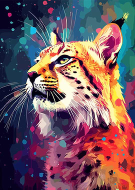 maine coon paint art