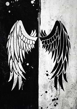 Wings Yin yang