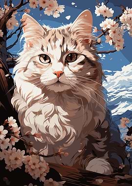 Cherry Blossom Neko