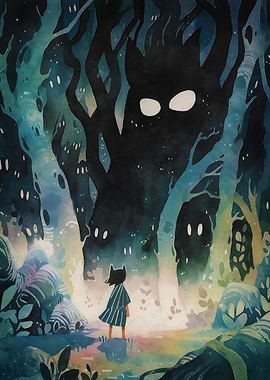 Standing to the forest