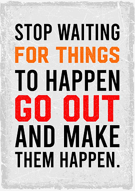 motivational text art