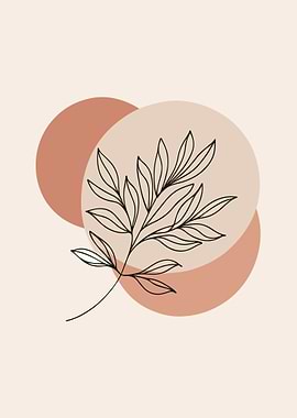 Minimalist Botanical Art