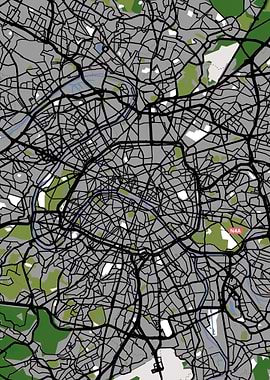 Paris City Map