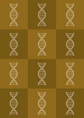 DNA Science Icons Pop Art