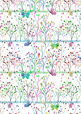 Butterflies and Flowers