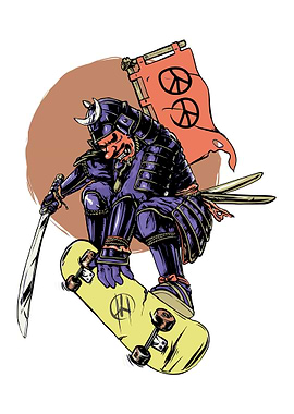 Samurai Skeatboard