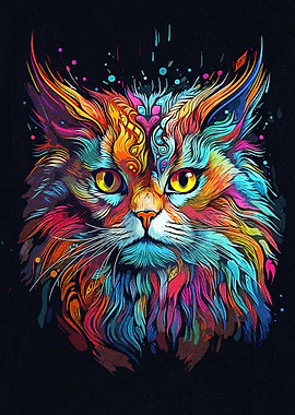 Colorful Cat