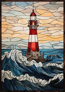 Lighthouse Stained Glass