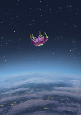 frog in space