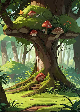 Mushroom tree