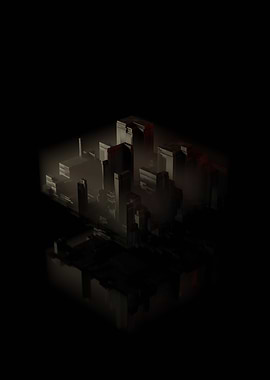 Isometric Dystopian City