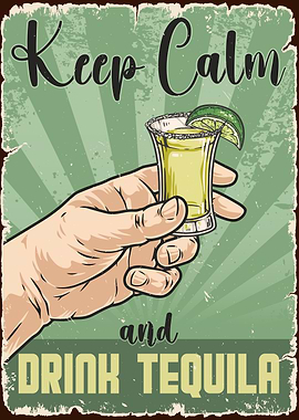 Keep Calm Drink Tequila