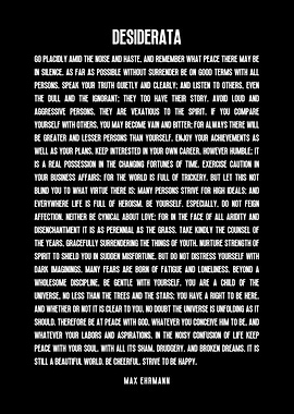 Desiderata
