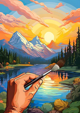 Forest at Lake Nature