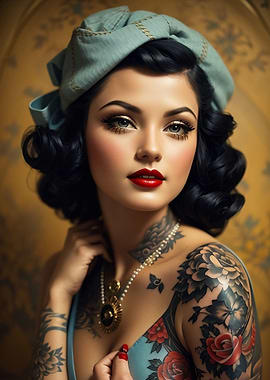pinup girl tattoo