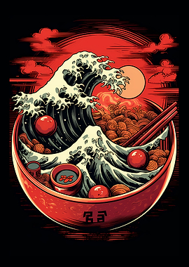 Great Wave of Ramen