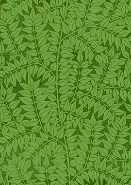 vintage leafy pattern
