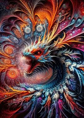 Vibrant Dragon Vortex