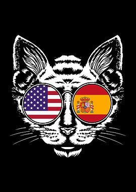 USA Spain Cat