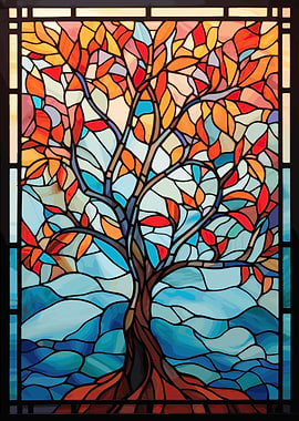 Tree of Life Stained Glass