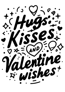 Hugs Kisses Valentine Wish