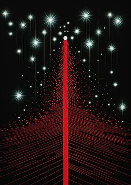 Abstract Christmas Tree