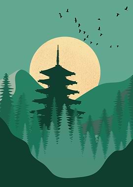 Temple On In the Forest