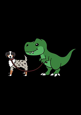 Australian Shepherd T Rex