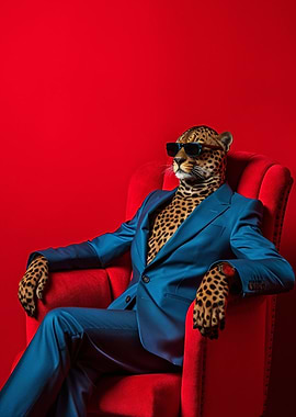 Cool Cheetah with Sunglass
