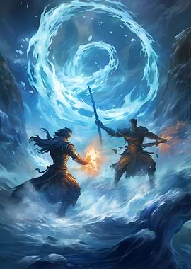 Elemental ninja combat