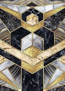 Modern geometric design