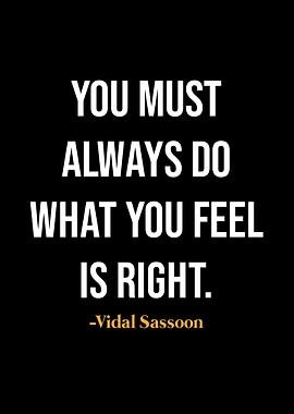 Vidal Sassoon Quotes