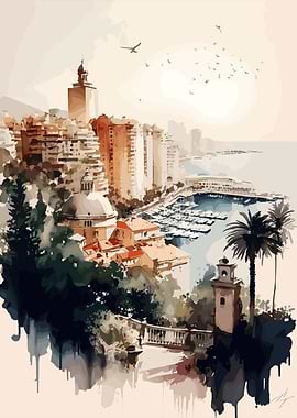 Monaco Cityscape