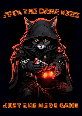 Mysterous Funny Gaming Cat