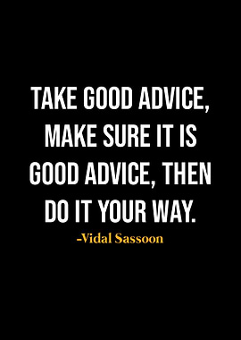 Vidal Sassoon Quotes