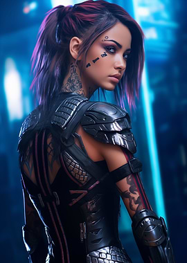 Cyber Armor Girl