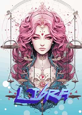 Cyberpunk Zodiac Libra