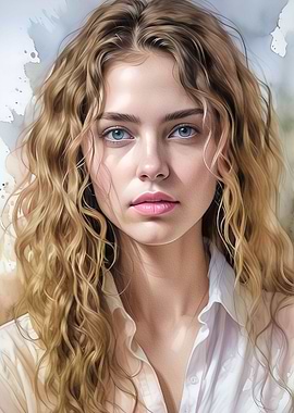 woman portrait drawing