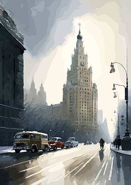 Moscow Russia Cityscape