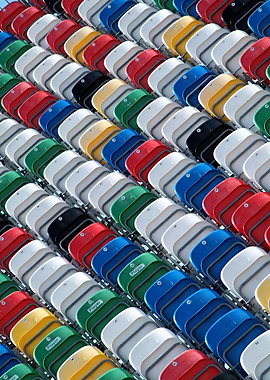Colorful stadium seats 01