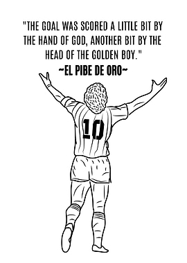 Maradona Football Quote