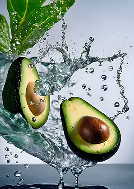 avocado kitchen poster