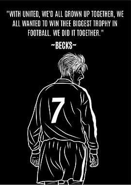 D. Beckham Football Quote