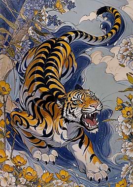 Tiger Wildflower Guardian