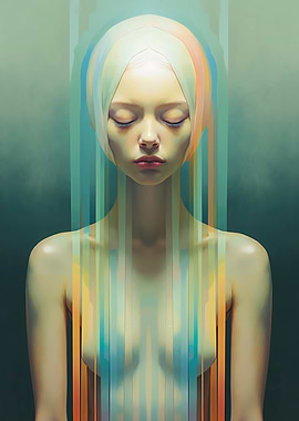 Woman Opalescent Feeling