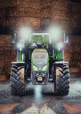 Fendt 724 front view light