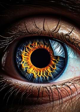 Macro Iris Eye photography