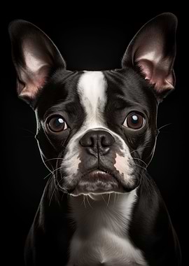 Boston Terrier Portrait