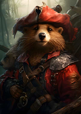 Bear Medieval Warrior
